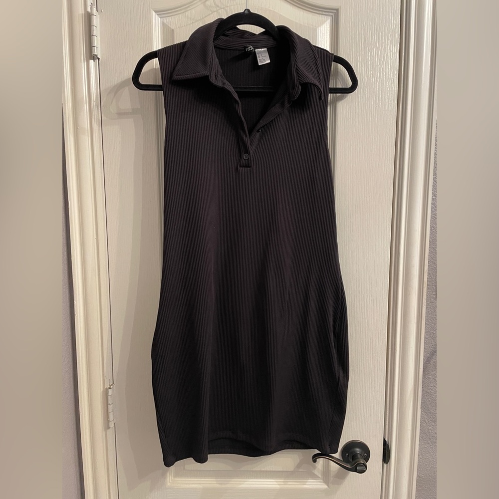 Divided Black Dress - Size L - Pre-Owned